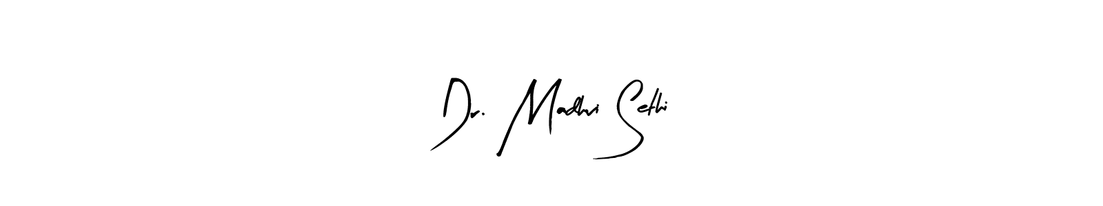 Similarly Arty Signature is the best handwritten signature design. Signature creator online .You can use it as an online autograph creator for name Dr. Madhvi Sethi. Dr. Madhvi Sethi signature style 8 images and pictures png