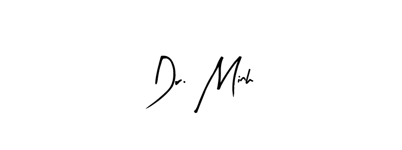 The best way (Arty Signature) to make a short signature is to pick only two or three words in your name. The name Dr. Minh include a total of six letters. For converting this name. Dr. Minh signature style 8 images and pictures png