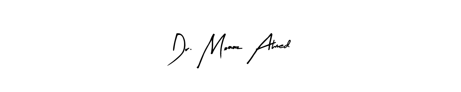 Dr. Moaaz Ahmed stylish signature style. Best Handwritten Sign (Arty Signature) for my name. Handwritten Signature Collection Ideas for my name Dr. Moaaz Ahmed. Dr. Moaaz Ahmed signature style 8 images and pictures png