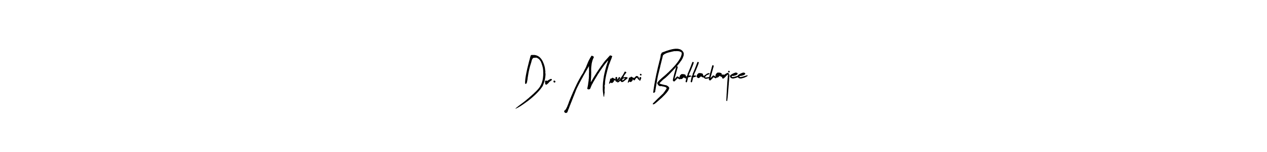 Make a beautiful signature design for name Dr. Mouboni Bhattacharjee. Use this online signature maker to create a handwritten signature for free. Dr. Mouboni Bhattacharjee signature style 8 images and pictures png