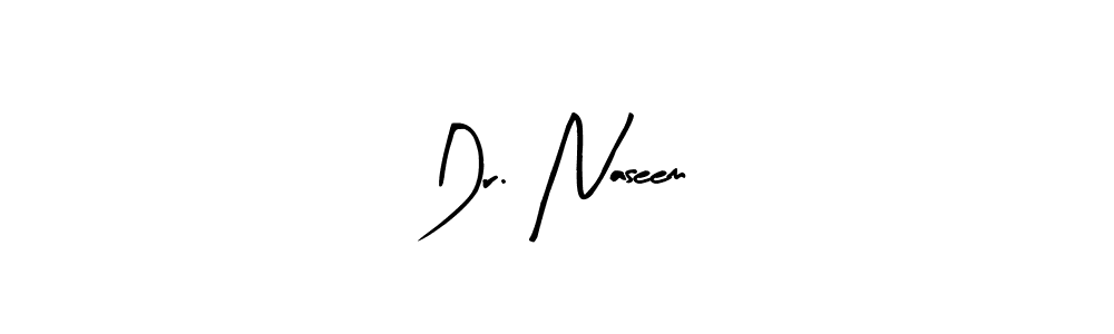 Use a signature maker to create a handwritten signature online. With this signature software, you can design (Arty Signature) your own signature for name Dr. Naseem. Dr. Naseem signature style 8 images and pictures png