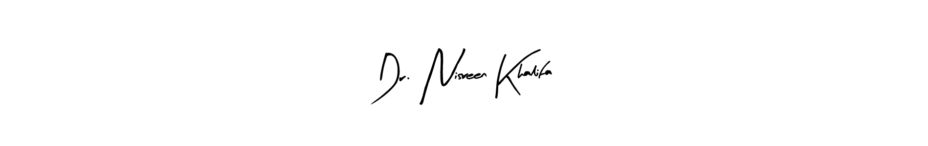 You should practise on your own different ways (Arty Signature) to write your name (Dr. Nisreen Khalifa) in signature. don't let someone else do it for you. Dr. Nisreen Khalifa signature style 8 images and pictures png