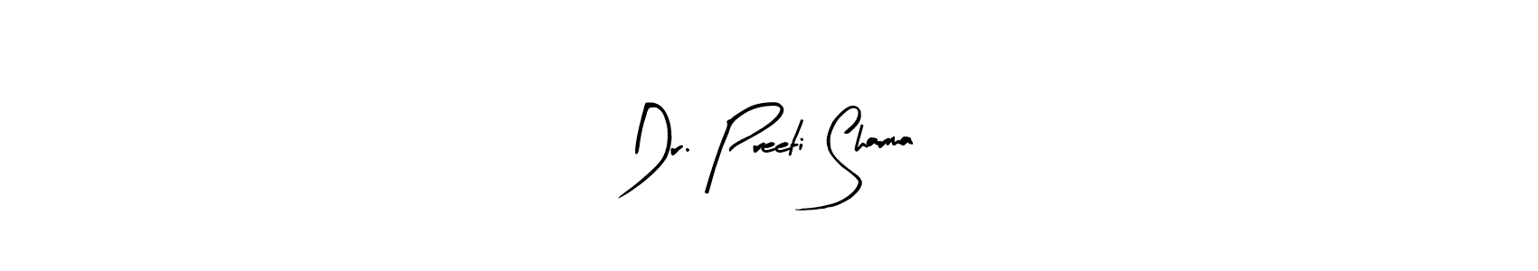 if you are searching for the best signature style for your name Dr. Preeti Sharma. so please give up your signature search. here we have designed multiple signature styles  using Arty Signature. Dr. Preeti Sharma signature style 8 images and pictures png