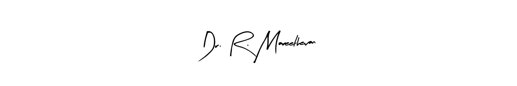 How to Draw Dr. R. Mareethevan signature style? Arty Signature is a latest design signature styles for name Dr. R. Mareethevan. Dr. R. Mareethevan signature style 8 images and pictures png