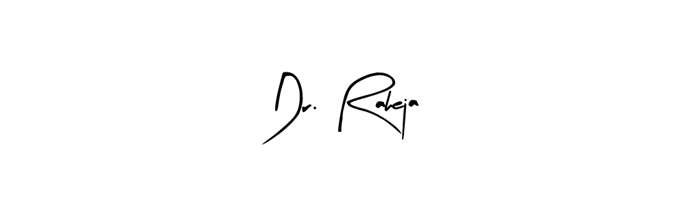 How to make Dr. Raheja name signature. Use Arty Signature style for creating short signs online. This is the latest handwritten sign. Dr. Raheja signature style 8 images and pictures png