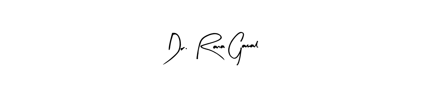 The best way (Arty Signature) to make a short signature is to pick only two or three words in your name. The name Dr. Rana Gamal include a total of six letters. For converting this name. Dr. Rana Gamal signature style 8 images and pictures png