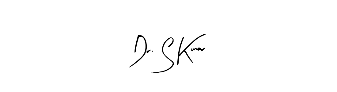 Create a beautiful signature design for name Dr. S Kunar. With this signature (Arty Signature) fonts, you can make a handwritten signature for free. Dr. S Kunar signature style 8 images and pictures png