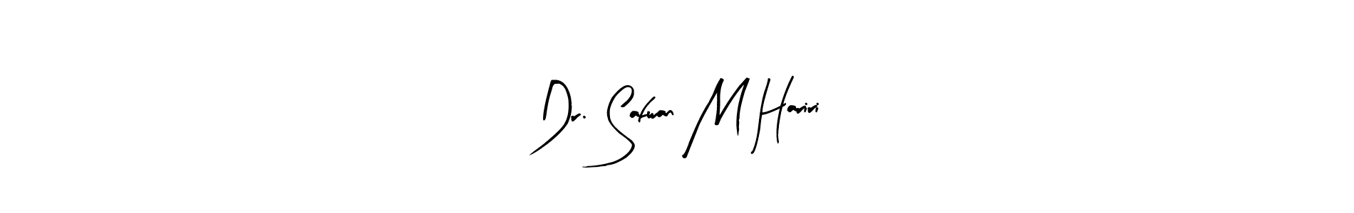 if you are searching for the best signature style for your name Dr. Safwan M Hariri. so please give up your signature search. here we have designed multiple signature styles  using Arty Signature. Dr. Safwan M Hariri signature style 8 images and pictures png