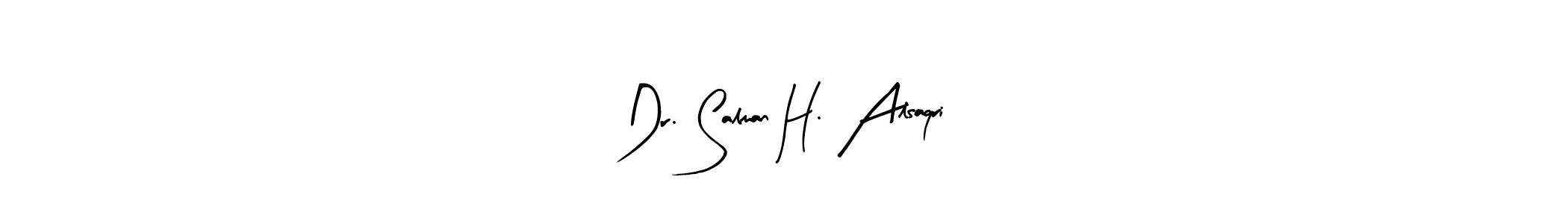 Arty Signature is a professional signature style that is perfect for those who want to add a touch of class to their signature. It is also a great choice for those who want to make their signature more unique. Get Dr. Salman H. Alsaqri name to fancy signature for free. Dr. Salman H. Alsaqri signature style 8 images and pictures png