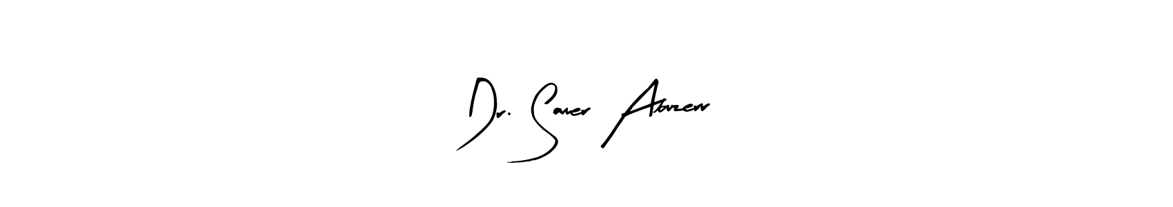 Arty Signature is a professional signature style that is perfect for those who want to add a touch of class to their signature. It is also a great choice for those who want to make their signature more unique. Get Dr. Samer Abuzerr name to fancy signature for free. Dr. Samer Abuzerr signature style 8 images and pictures png