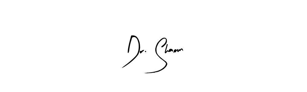 Create a beautiful signature design for name Dr. Shaoun. With this signature (Arty Signature) fonts, you can make a handwritten signature for free. Dr. Shaoun signature style 8 images and pictures png