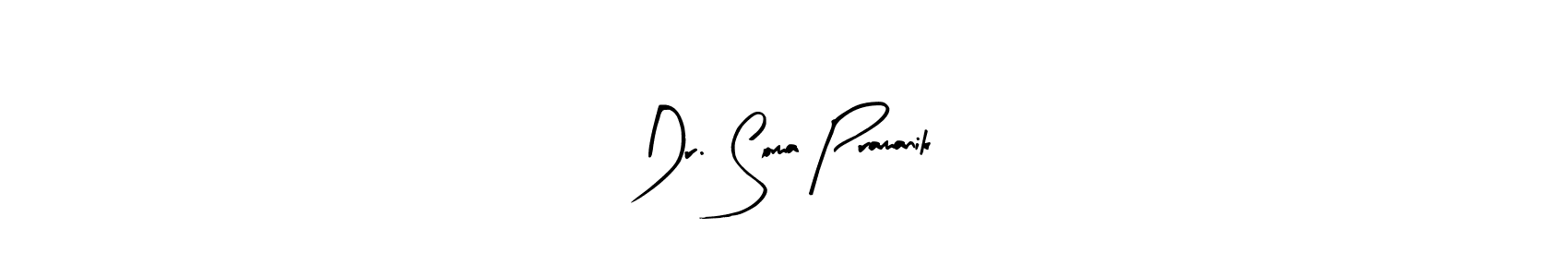 How to make Dr. Soma Pramanik signature? Arty Signature is a professional autograph style. Create handwritten signature for Dr. Soma Pramanik name. Dr. Soma Pramanik signature style 8 images and pictures png