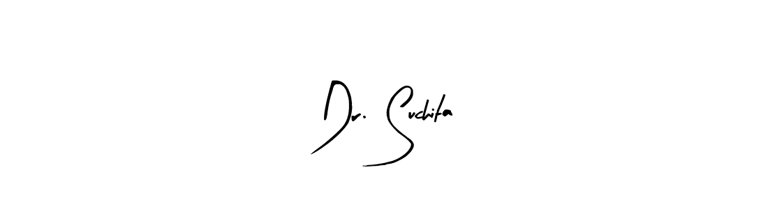 Arty Signature is a professional signature style that is perfect for those who want to add a touch of class to their signature. It is also a great choice for those who want to make their signature more unique. Get Dr. Suchita name to fancy signature for free. Dr. Suchita signature style 8 images and pictures png