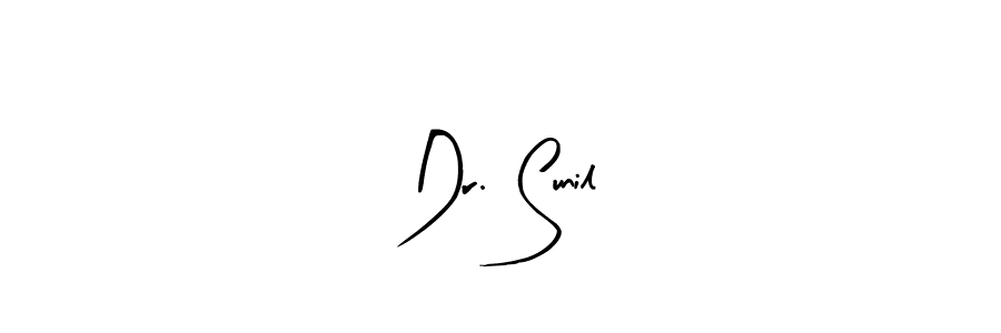Dr. Sunil stylish signature style. Best Handwritten Sign (Arty Signature) for my name. Handwritten Signature Collection Ideas for my name Dr. Sunil. Dr. Sunil signature style 8 images and pictures png
