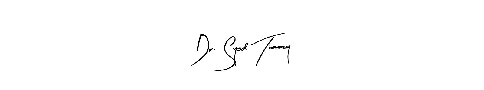 Design your own signature with our free online signature maker. With this signature software, you can create a handwritten (Arty Signature) signature for name Dr. Syed Tirmazy. Dr. Syed Tirmazy signature style 8 images and pictures png