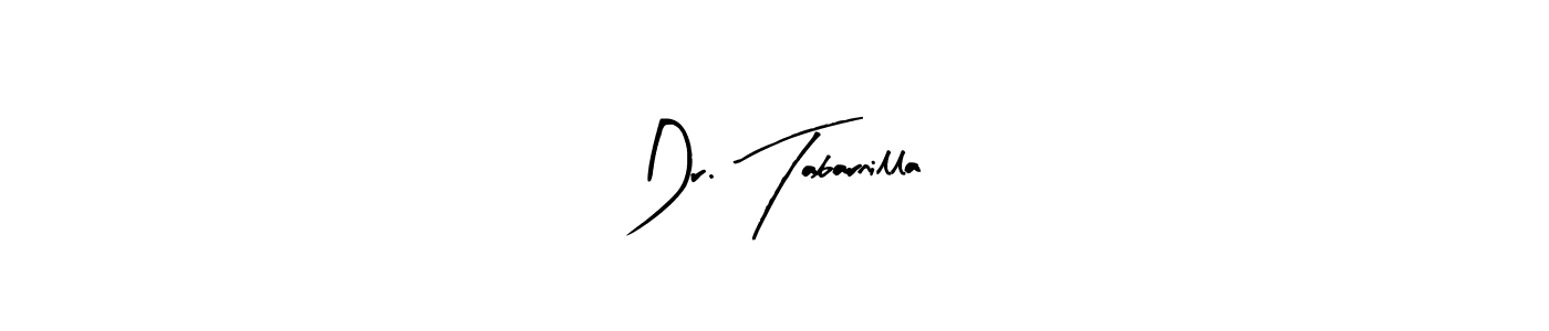 How to make Dr. Tabarnilla name signature. Use Arty Signature style for creating short signs online. This is the latest handwritten sign. Dr. Tabarnilla signature style 8 images and pictures png