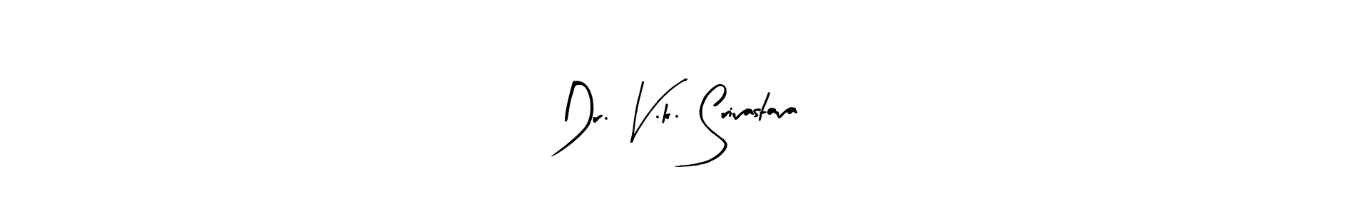 Design your own signature with our free online signature maker. With this signature software, you can create a handwritten (Arty Signature) signature for name Dr. V.k. Srivastava. Dr. V.k. Srivastava signature style 8 images and pictures png