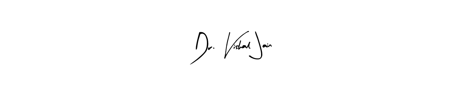 Design your own signature with our free online signature maker. With this signature software, you can create a handwritten (Arty Signature) signature for name Dr. Vishal Jain. Dr. Vishal Jain signature style 8 images and pictures png