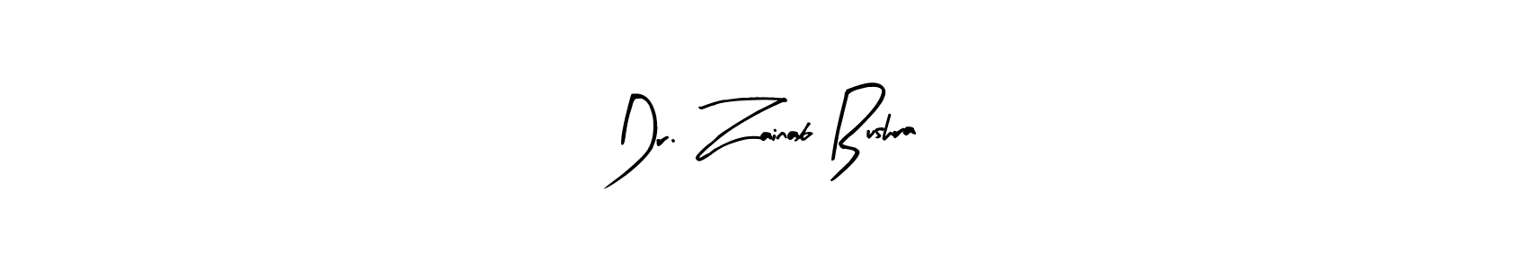 Make a beautiful signature design for name Dr. Zainab Bushra. With this signature (Arty Signature) style, you can create a handwritten signature for free. Dr. Zainab Bushra signature style 8 images and pictures png
