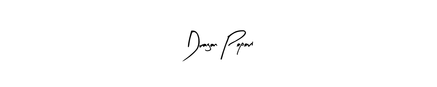 How to make Dragan Popović name signature. Use Arty Signature style for creating short signs online. This is the latest handwritten sign. Dragan Popović signature style 8 images and pictures png