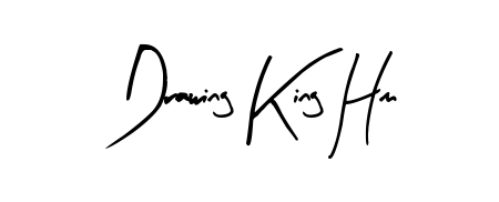 Discover how Drawing King Hm looks in an executive cursive font (Arty Signature). Perfect for legal documents, invoices, and certificates. Drawing King Hm signature style 8 images and pictures png
