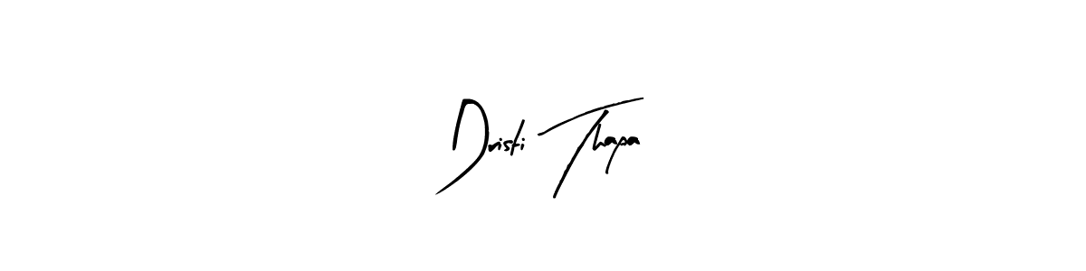 Make a beautiful signature design for name Dristi Thapa. Use this online signature maker to create a handwritten signature for free. Dristi Thapa signature style 8 images and pictures png