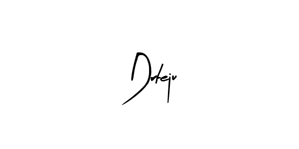 Arty Signature is a professional signature style that is perfect for those who want to add a touch of class to their signature. It is also a great choice for those who want to make their signature more unique. Get Drteju name to fancy signature for free. Drteju signature style 8 images and pictures png