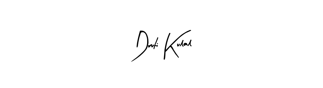 Also You can easily find your signature by using the search form. We will create Druti Kulal name handwritten signature images for you free of cost using Arty Signature sign style. Druti Kulal signature style 8 images and pictures png