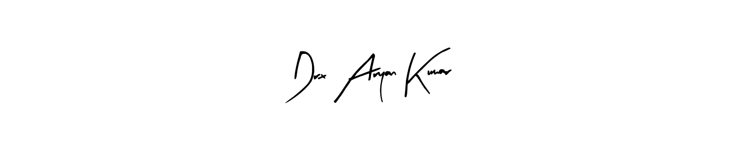 Make a beautiful signature design for name Drx Aryan Kumar. Use this online signature maker to create a handwritten signature for free. Drx Aryan Kumar signature style 8 images and pictures png
