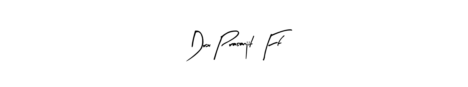 Similarly Arty Signature is the best handwritten signature design. Signature creator online .You can use it as an online autograph creator for name Drx Prasanjit Ff. Drx Prasanjit Ff signature style 8 images and pictures png