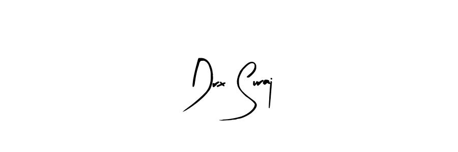 Design your own signature with our free online signature maker. With this signature software, you can create a handwritten (Arty Signature) signature for name Drx Suraj. Drx Suraj signature style 8 images and pictures png