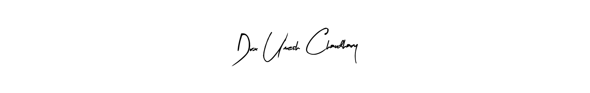 Design your own signature with our free online signature maker. With this signature software, you can create a handwritten (Arty Signature) signature for name Drx Umesh Chaudhary. Drx Umesh Chaudhary signature style 8 images and pictures png