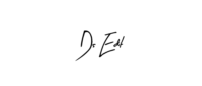 The best way (Arty Signature) to make a short signature is to pick only two or three words in your name. The name Ds Edit include a total of six letters. For converting this name. Ds Edit signature style 8 images and pictures png