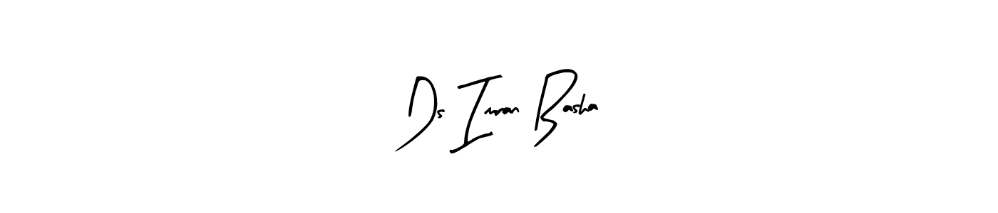 This is the best signature style for the Ds Imran Basha name. Also you like these signature font (Arty Signature). Mix name signature. Ds Imran Basha signature style 8 images and pictures png