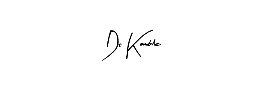 You should practise on your own different ways (Arty Signature) to write your name (Ds Kamble) in signature. don't let someone else do it for you. Ds Kamble signature style 8 images and pictures png