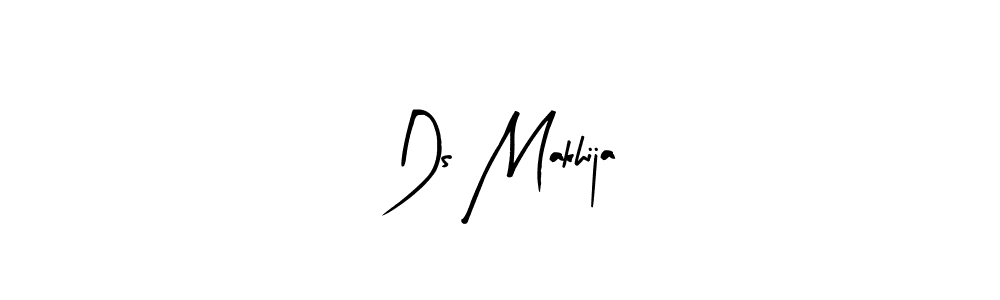 Create a beautiful signature design for name Ds Makhija. With this signature (Arty Signature) fonts, you can make a handwritten signature for free. Ds Makhija signature style 8 images and pictures png