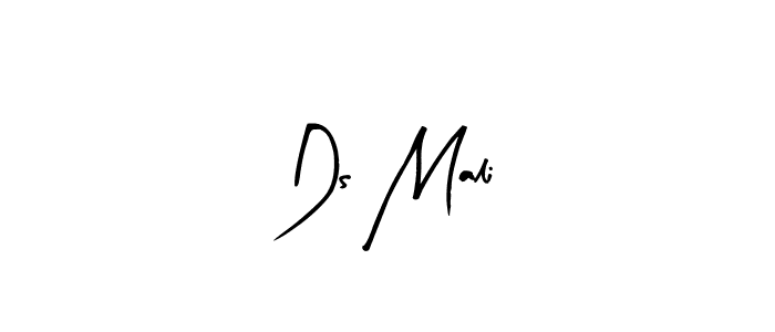 Use a signature maker to create a handwritten signature online. With this signature software, you can design (Arty Signature) your own signature for name Ds Mali. Ds Mali signature style 8 images and pictures png