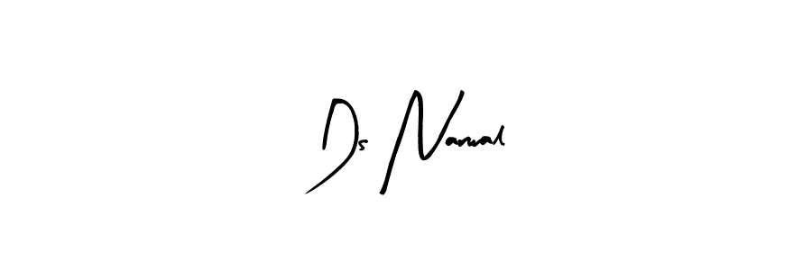 Also we have Ds Narwal name is the best signature style. Create professional handwritten signature collection using Arty Signature autograph style. Ds Narwal signature style 8 images and pictures png