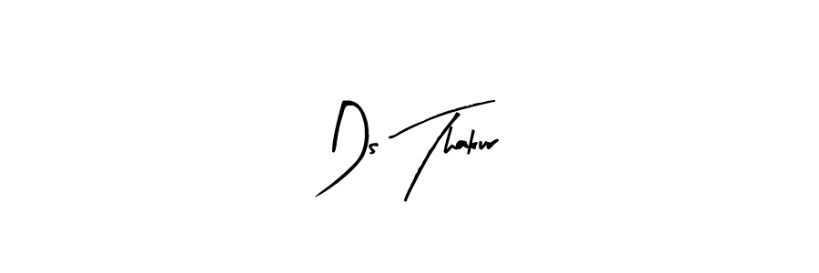 Ds Thakur stylish signature style. Best Handwritten Sign (Arty Signature) for my name. Handwritten Signature Collection Ideas for my name Ds Thakur. Ds Thakur signature style 8 images and pictures png