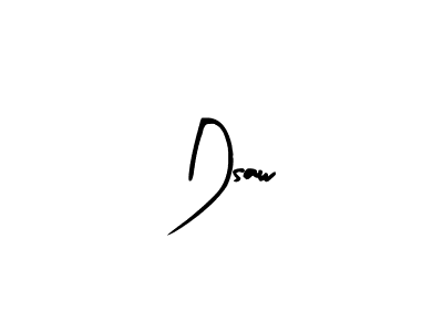 Design your own signature with our free online signature maker. With this signature software, you can create a handwritten (Arty Signature) signature for name Dsaw. Dsaw signature style 8 images and pictures png