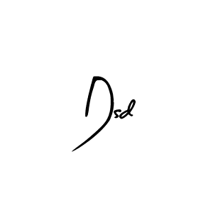 How to make Dsd signature? Arty Signature is a professional autograph style. Create handwritten signature for Dsd name. Dsd signature style 8 images and pictures png