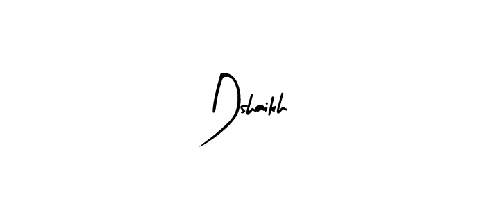Create a beautiful signature design for name Dshaikh. With this signature (Arty Signature) fonts, you can make a handwritten signature for free. Dshaikh signature style 8 images and pictures png