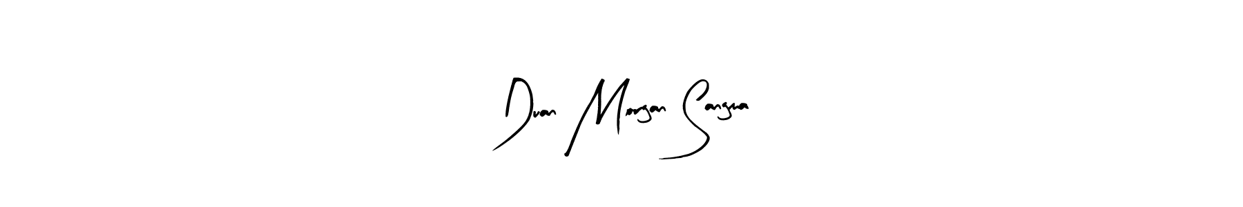 Design your own signature with our free online signature maker. With this signature software, you can create a handwritten (Arty Signature) signature for name Duan Morgan Sangma. Duan Morgan Sangma signature style 8 images and pictures png