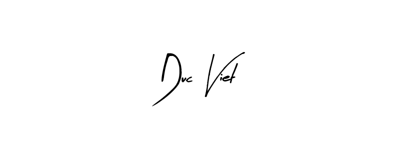 Also we have Duc Viet name is the best signature style. Create professional handwritten signature collection using Arty Signature autograph style. Duc Viet signature style 8 images and pictures png