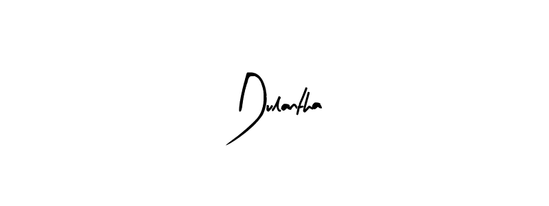 Arty Signature is a professional signature style that is perfect for those who want to add a touch of class to their signature. It is also a great choice for those who want to make their signature more unique. Get Dulantha name to fancy signature for free. Dulantha signature style 8 images and pictures png