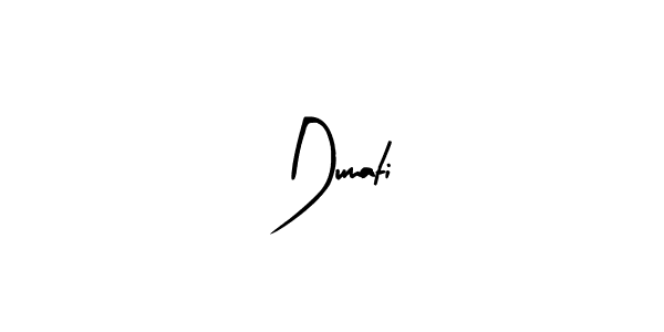 Dumati stylish signature style. Best Handwritten Sign (Arty Signature) for my name. Handwritten Signature Collection Ideas for my name Dumati. Dumati signature style 8 images and pictures png
