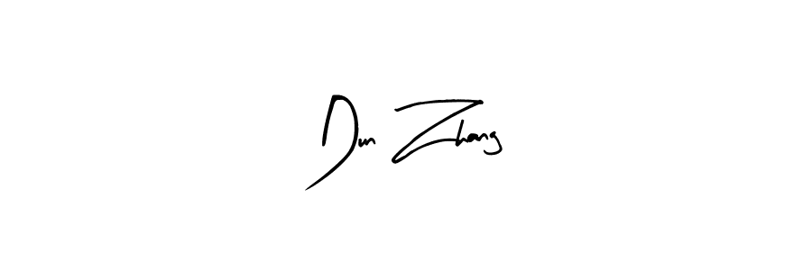 Arty Signature is a professional signature style that is perfect for those who want to add a touch of class to their signature. It is also a great choice for those who want to make their signature more unique. Get Dun Zhang name to fancy signature for free. Dun Zhang signature style 8 images and pictures png