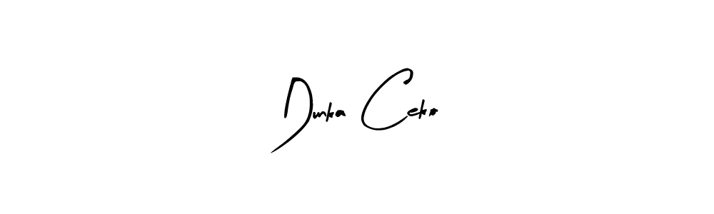 Similarly Arty Signature is the best handwritten signature design. Signature creator online .You can use it as an online autograph creator for name Dunka Ceko. Dunka Ceko signature style 8 images and pictures png