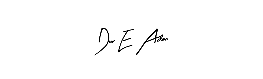 Best and Professional Signature Style for Dur E Adan. Arty Signature Best Signature Style Collection. Dur E Adan signature style 8 images and pictures png