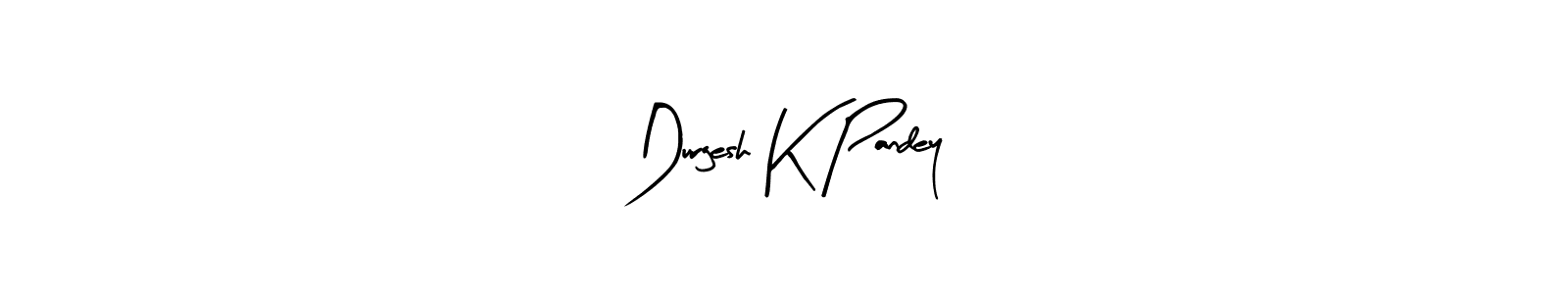 Create a beautiful signature design for name Durgesh K Pandey. With this signature (Arty Signature) fonts, you can make a handwritten signature for free. Durgesh K Pandey signature style 8 images and pictures png